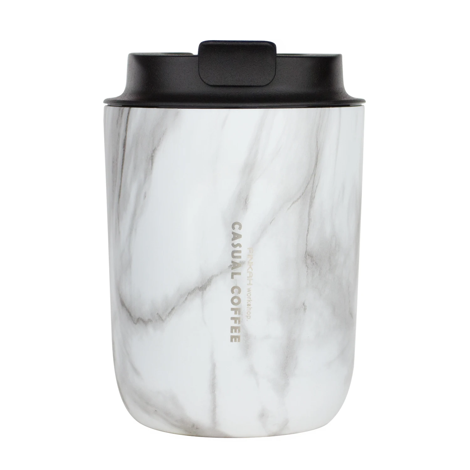  Pinka custom 8oz многоразовая двойная Изолированная вакуумная кофейная чашка из нержавеющей стали для путешествий Кружка на