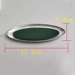 Factory Hot Sale Chrome Car Body Stickers Logo 175mm 145mm Oval Front Grille & Rear Tailgate Emblem For FORD FOCUS