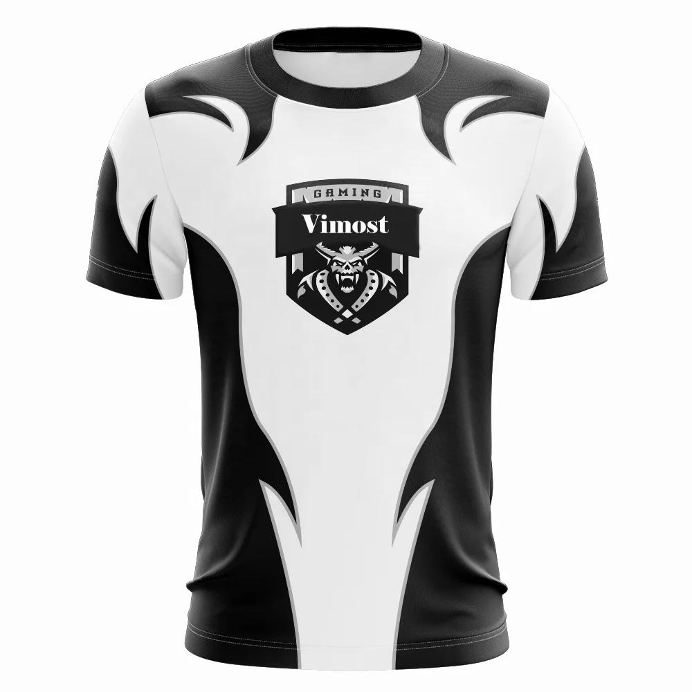 
Wholesale Custom New Design Men Gaming Clothes 2019 Esports Uniform All Over Printed E sports Jersey Suits Shirt 