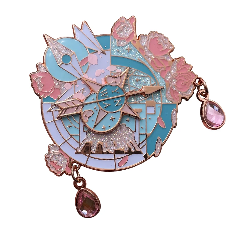 Manufacturer No Minimum Custom Logo Metal Lapel Pin Badge Brooch Hard Soft Enamel Pins Custom Pin For Souvenir