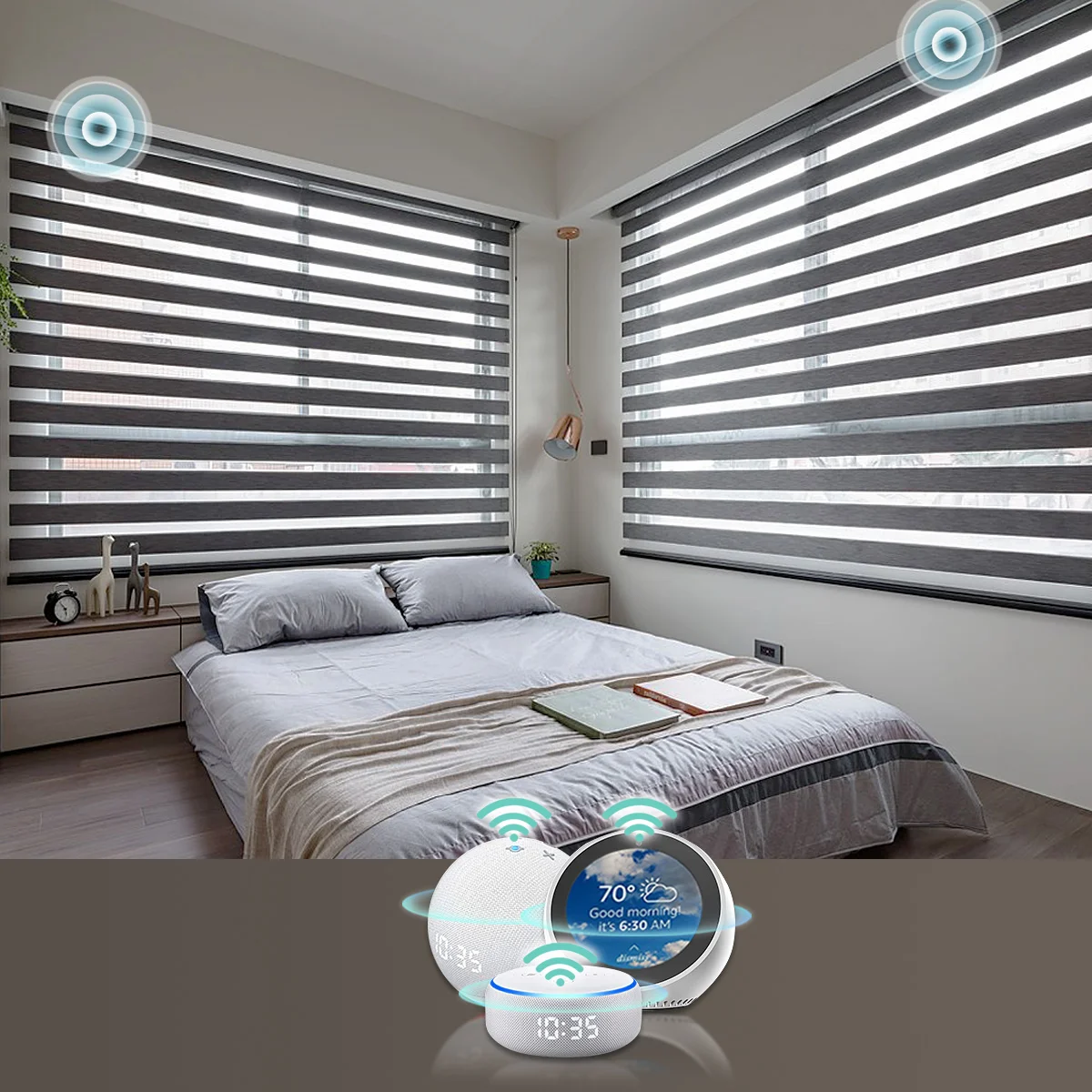 fabric korea combi window blinds  light adjusting zebra roller blinds ready made  horizontal Blackout zebra blinds
