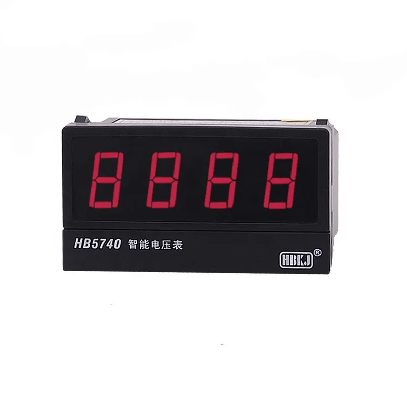 HBKJ 79*43mm Wholesale Dc Voltage Meter Volt Meter Voltmeters With 0-500v For Solar Power With Alarm And Transmitting Output