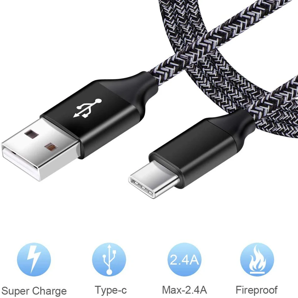 USB-C to USB A Cable Fast Charging Type C Charger Cord Compatible with USB C devices