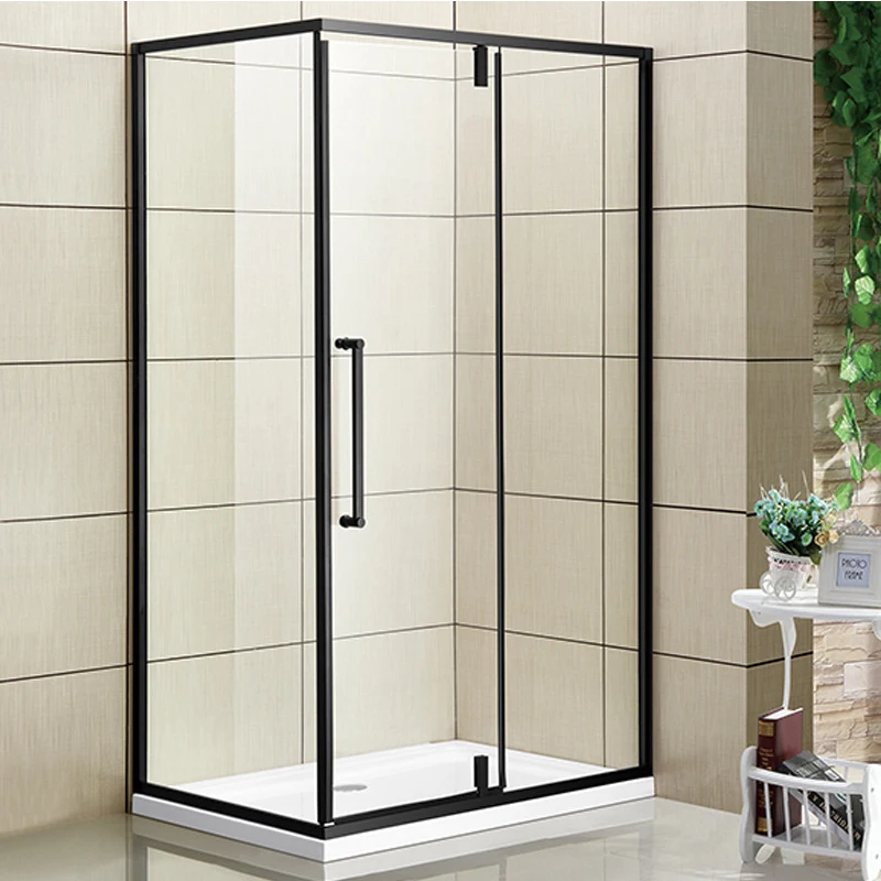 Exceed Hot Selling High Quality Portable Bathroom Folding Glass Shower Door Shower Enclosure