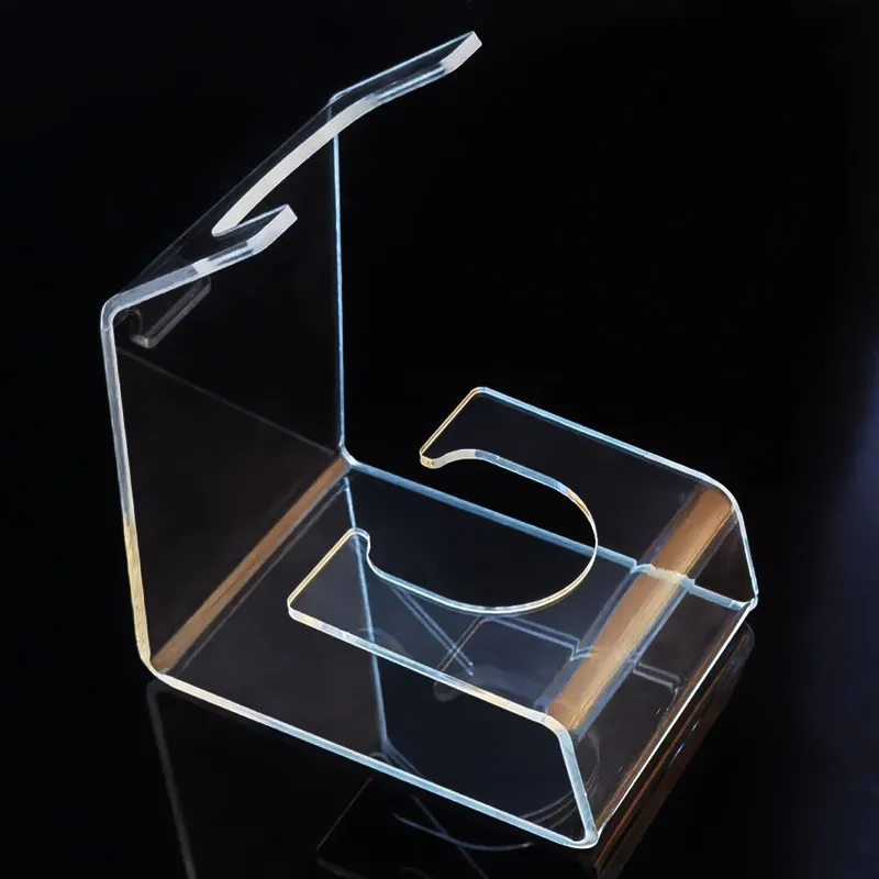 110mm*75 clear Acrylic Cosmetics Brushes comb acrylic display Holder stand