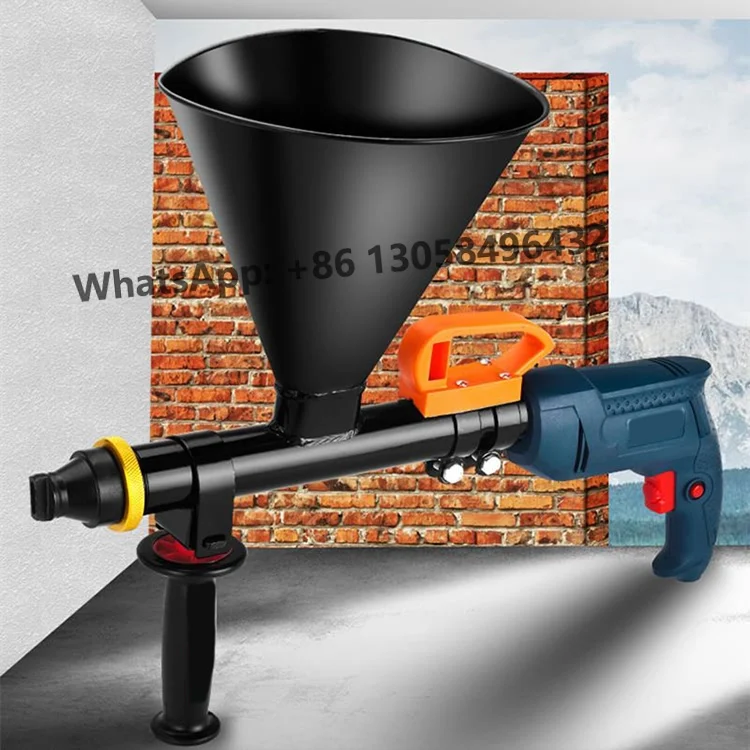 110V/220V Mini Electric Automatic Concrete Cement Mortar Caulking Gun Cement Grouting Machine Injection Pump Grouting Machine