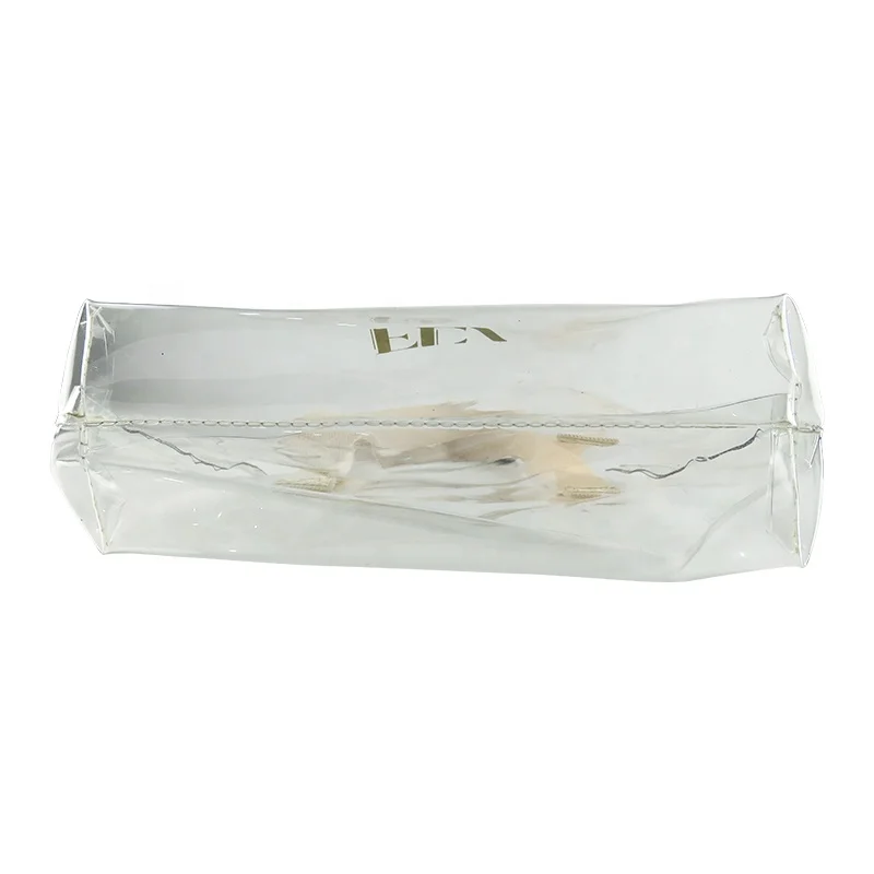 Fabric Handle Shopping Transparent Pvc Shopper Clear Vinyl Tote Bags