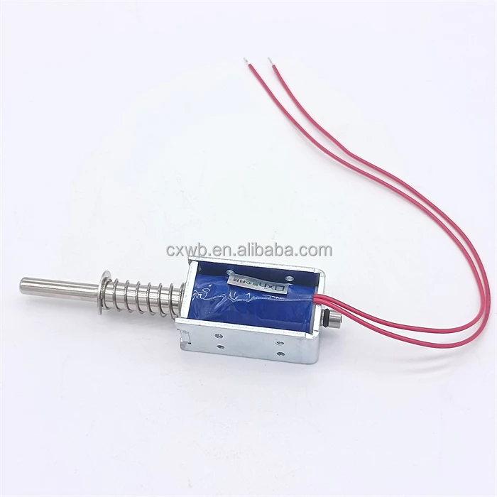Hot Sale 23mm stroke electromagnet for automation equipment push pull solenoid DC 12V solenoid