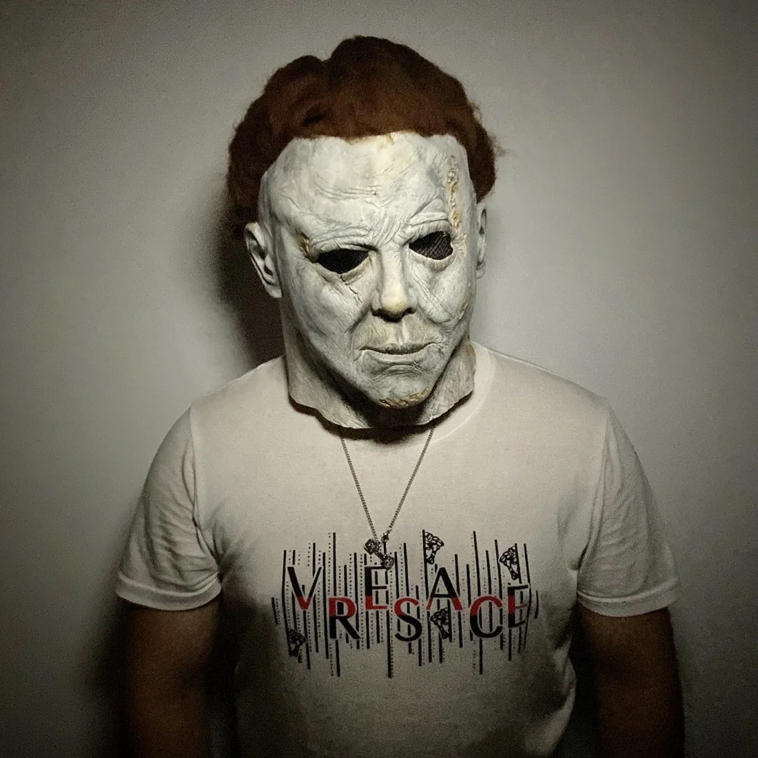 Michael Myers Mask Halloween Creepy Creepy Full Head Cosplay Killer Michael Myers Party Masks Props Horror Latex Mask