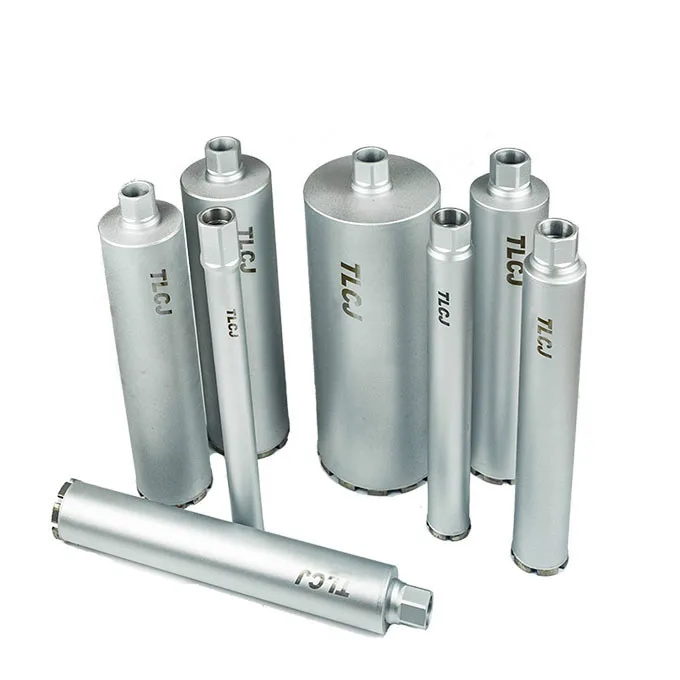 High Quality 2inch 51mm 1/1-4UNC Diamond Core Drill Bit Wet Reinforced Concrete Steel Alloy Material 10mm Diameter Well Drilling