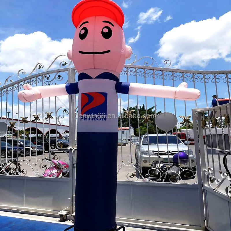 Decorated Customize air advertising Snowman Character Outside Public Inflatable Figure Advertise