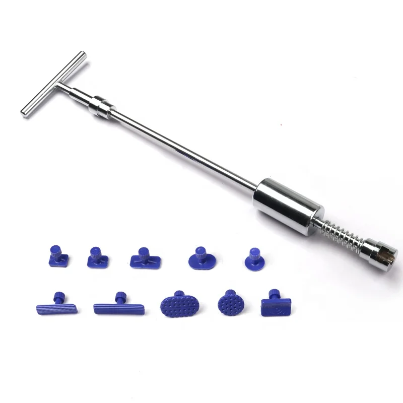 11pcs Automotive Dent Puller  Exterior Car Accessories Pulling Tabs Dent Cars Body Removal Clips Kit