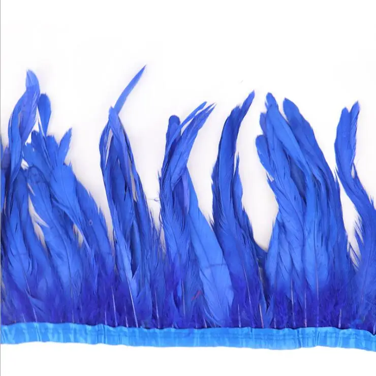 Fashion Dyed Cock Schlappen Feather Trimming