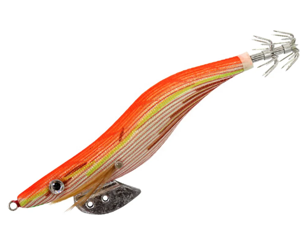 Squid Jig Hard Fishing Lures Shrimps Prawn Luminous Tail Glow in Dark