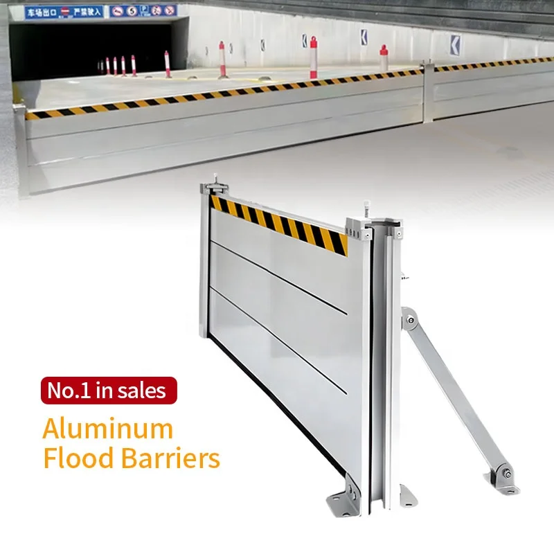 Wall and Door Flood Control Barrier Custom Water Gate Flood Dike Barrier Panel Defensive Garage Aluminum Flood Barrier for Home