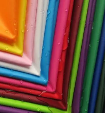 Direct sell 100% polyester waterproof pu pa silver coated taffeta fabric for car cover tent