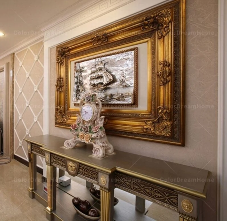 Arabic Furniture Luxury Display Cabinet Living Room