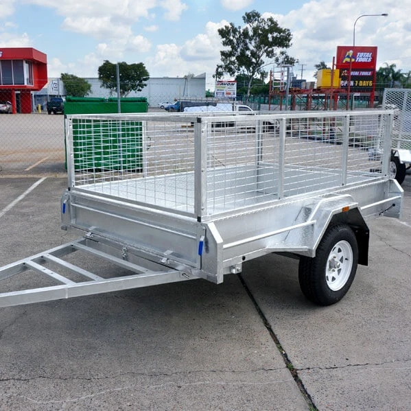 6x4 7x4 7x5 8x5 10x5 10x6 Australia standard fully welded foldingtrailer