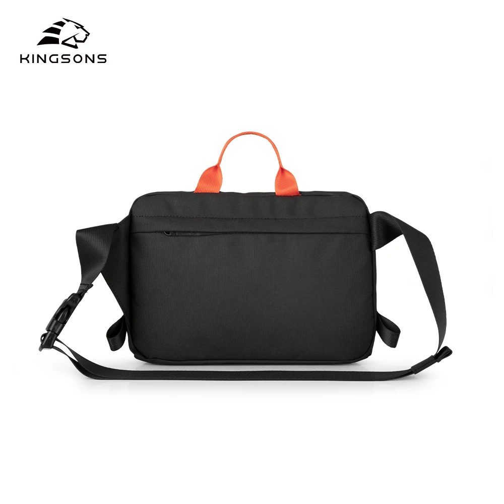 Kingsons new waterproof light weight sling crossbody men back bag for travel commute smartphone pocket wallet key tablet storage