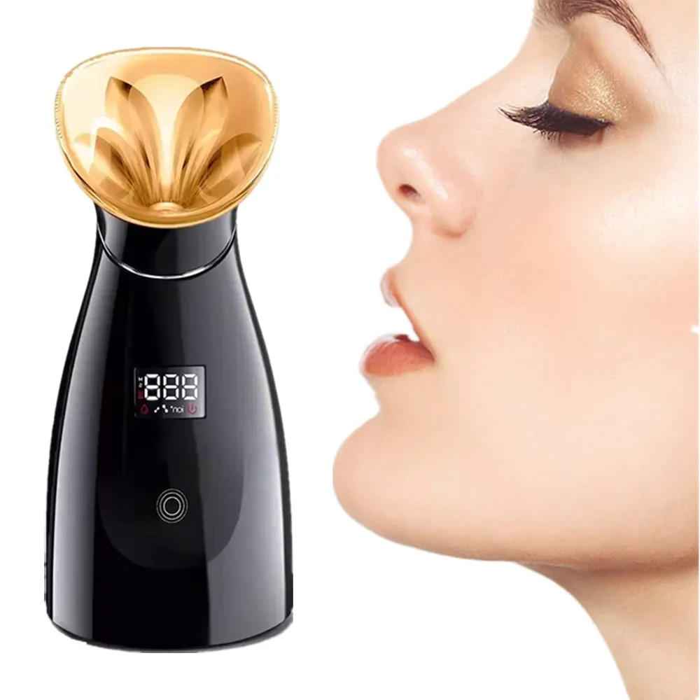 Портативный отпариватель для лица IFINE Beauty профессиональный нано-ионный с ЖК-дисплеем и функцией горячего пара глубокого