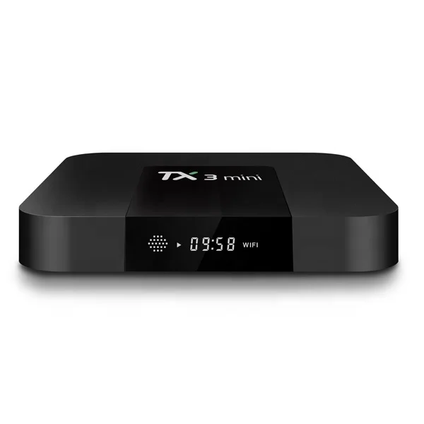 Factory Wholesale TX3 mini Android 11 TV box with LED display Amlogic S905W2 QuadCore 4K HD 100M ethernet