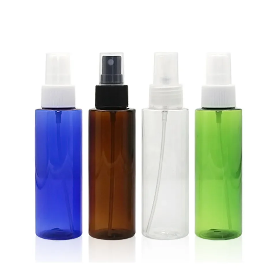 Wholesale spray bottle amber pet thick custom airless fine mist spray bottle
