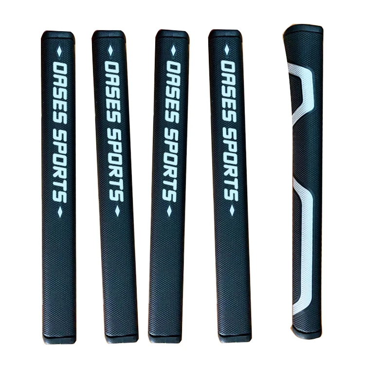 Premium Light Weight Custom Logo PU Leather Pistol Golf Grip Putter