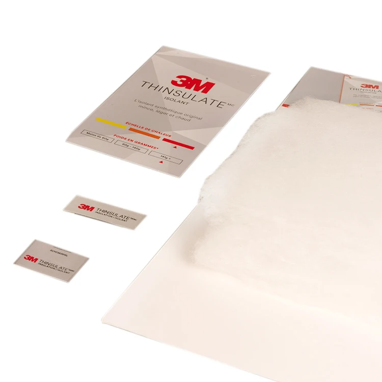 Type KL High warm Clothing Accessories Nonwoven Similar Thermal Insulation Material 3M Thinsulate Insulation