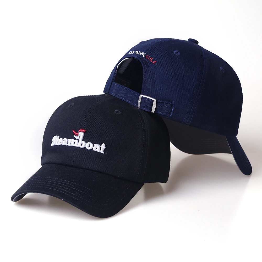 Cheap Custom fashion 6 Panel Embroidery Plain Black Cotton Sports Daddy Caps Dad Hats Bulk For Women 2022 And Men
