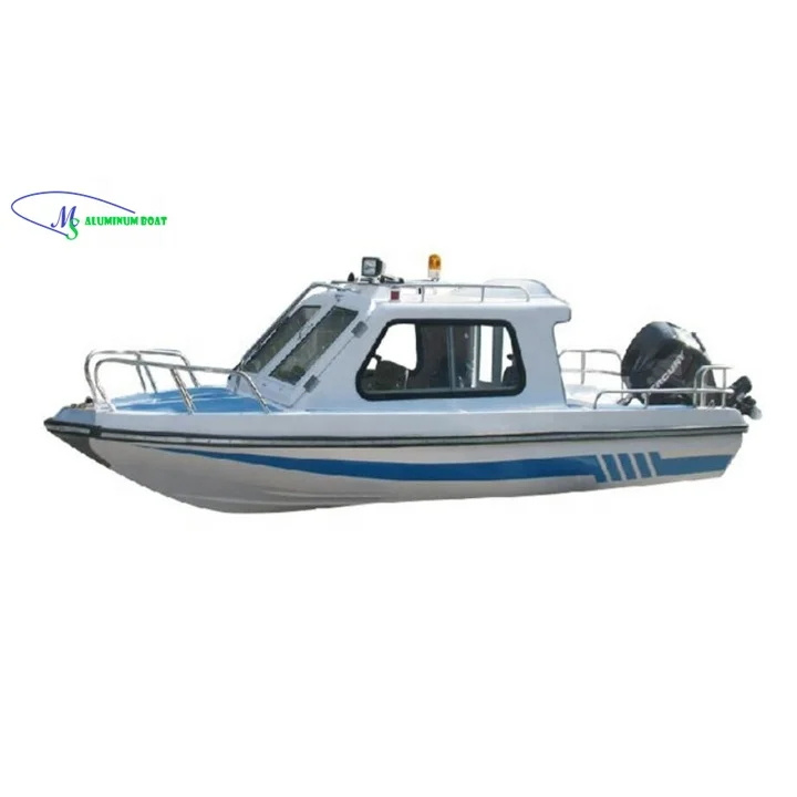 Aluminum Passenger boat 5.38m 80hp for selling small fishing boat for Europe Asia customers MS Aluminum boat