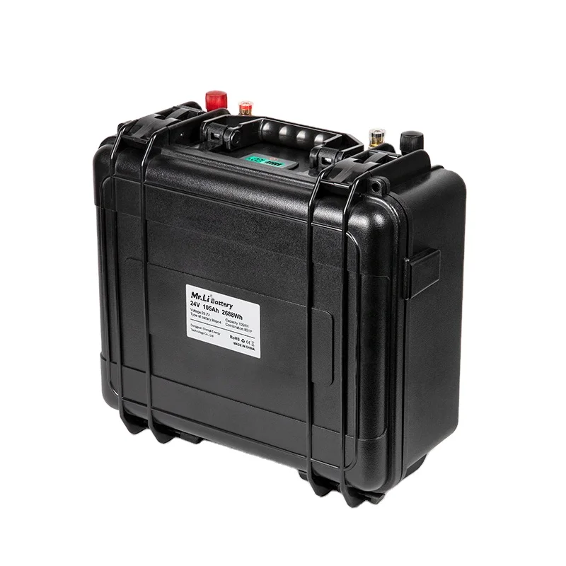 lifepo4 24v 100Ah rechargeable battery 24v lifepo4 battery pack for solar system/RV/Boats/Marine