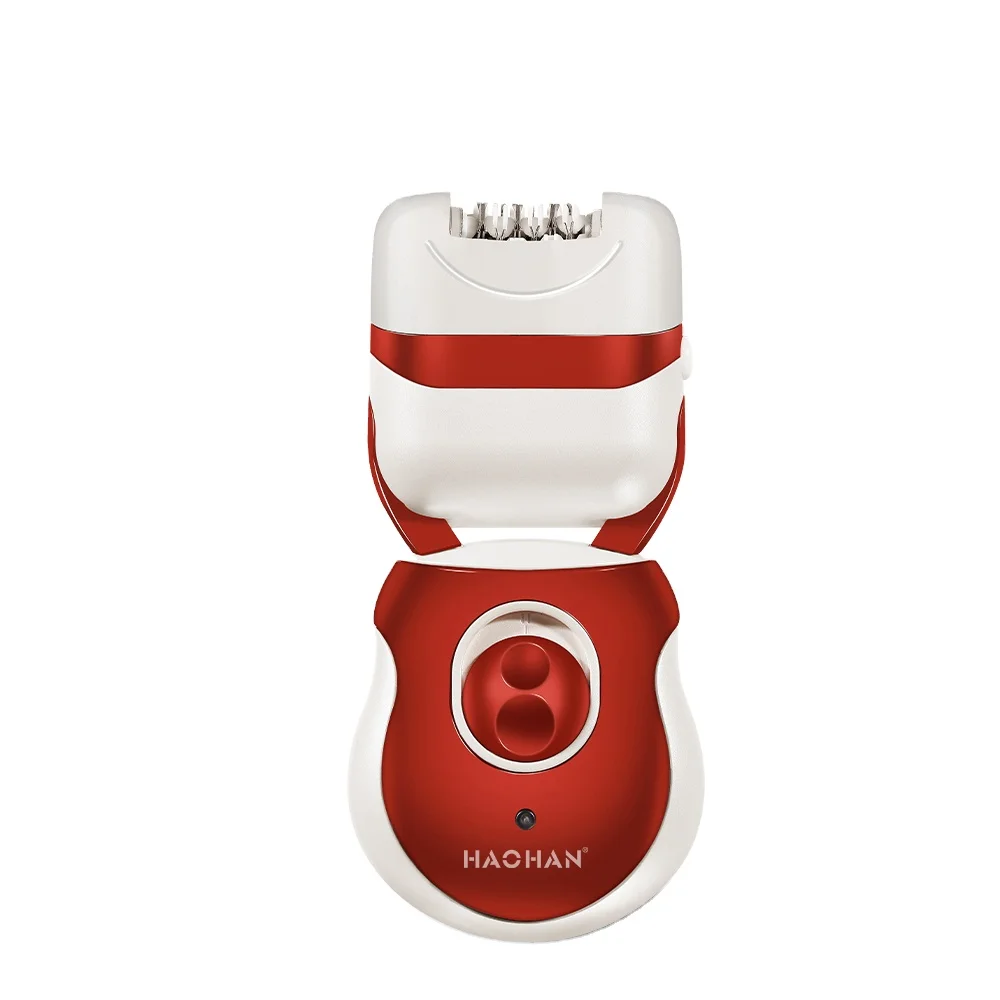 HAOHAN Factory Electric Tweezers Cordless Bikini USB Female Red Hair Removal Epilator For Woman
