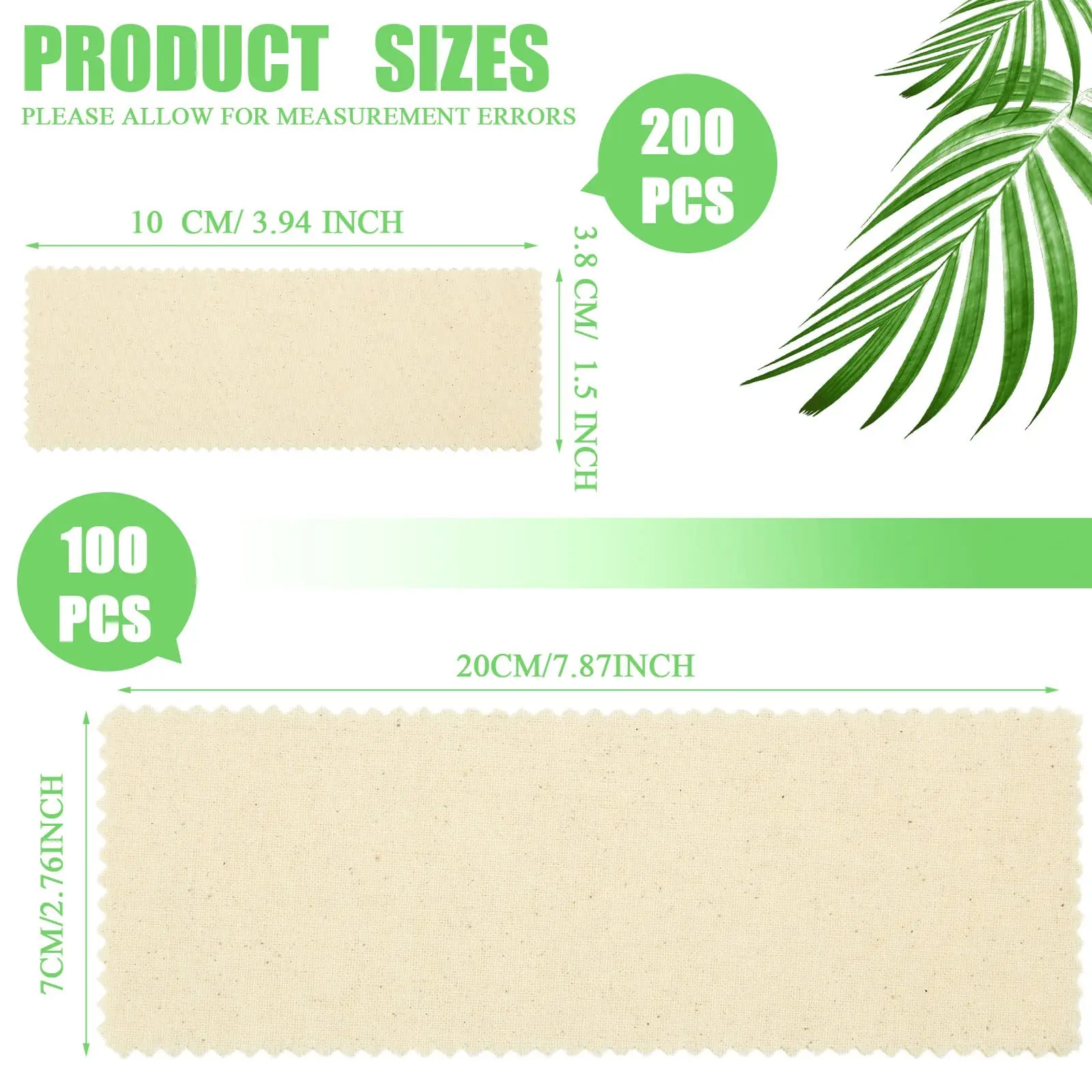 100pcs Natural Muslin Epilating Face Wax Strips Hair Removal Eyebrow Precut Waxing Strips Body Facial Cotton Wax Cloth Strip