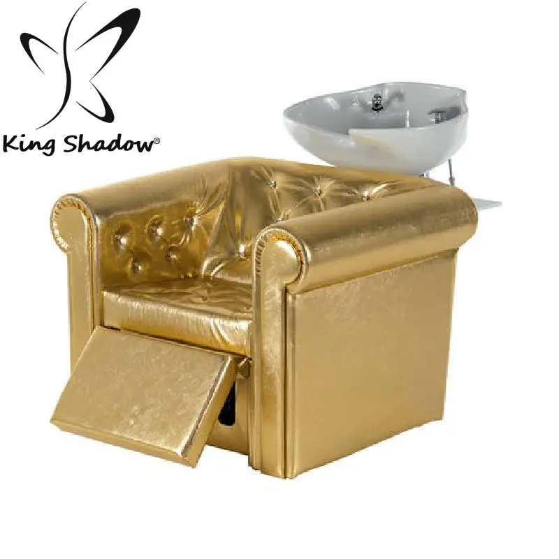 King shadow Золотой шампунь стул раковина для салонной