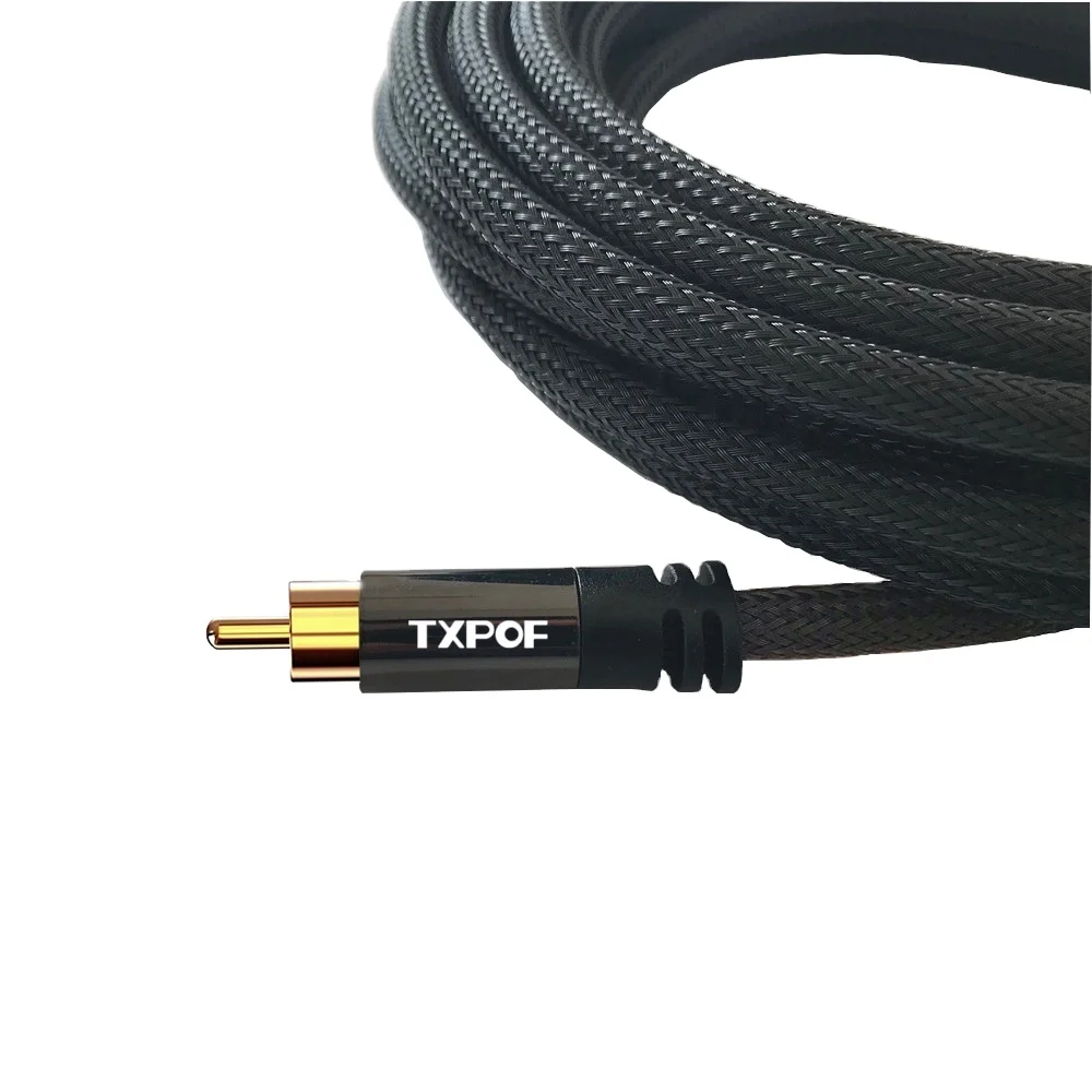 POF 2 RCA к аудио кабель toslink ПВХ черный Длина пользовательских штекер-Мужской провод автомобильные аксессуары для динамиков DVD-плеер