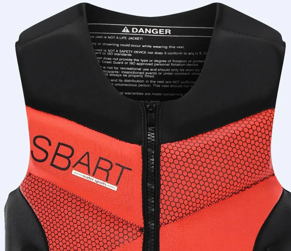 New Design Fashional Neoprene Life Jackets Professional EPE Foam buoyancy marine Adult swimming Life Jacket Vest