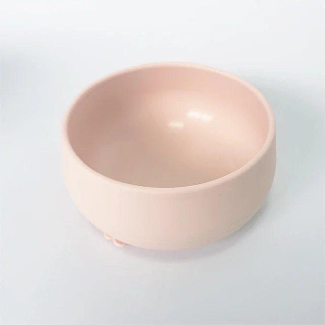 Eco friendly non toxic 100% food grade LFGB standard non spill soft silicone bowl for kids toddlers baby feeding bowl