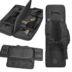 Tactical Rifle Case Double Gun Backpack Pistol Firearm Molle System Rucksack Transportation Carbine Bag