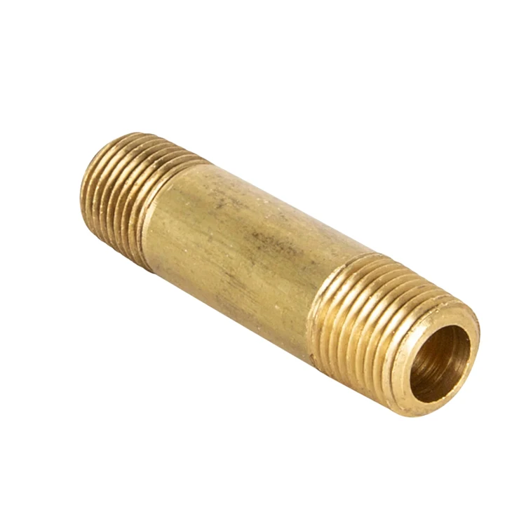 Custom 1/8 1/2 3/4 1 inch Threaded Fitting IPS NPT Pipe Nipple