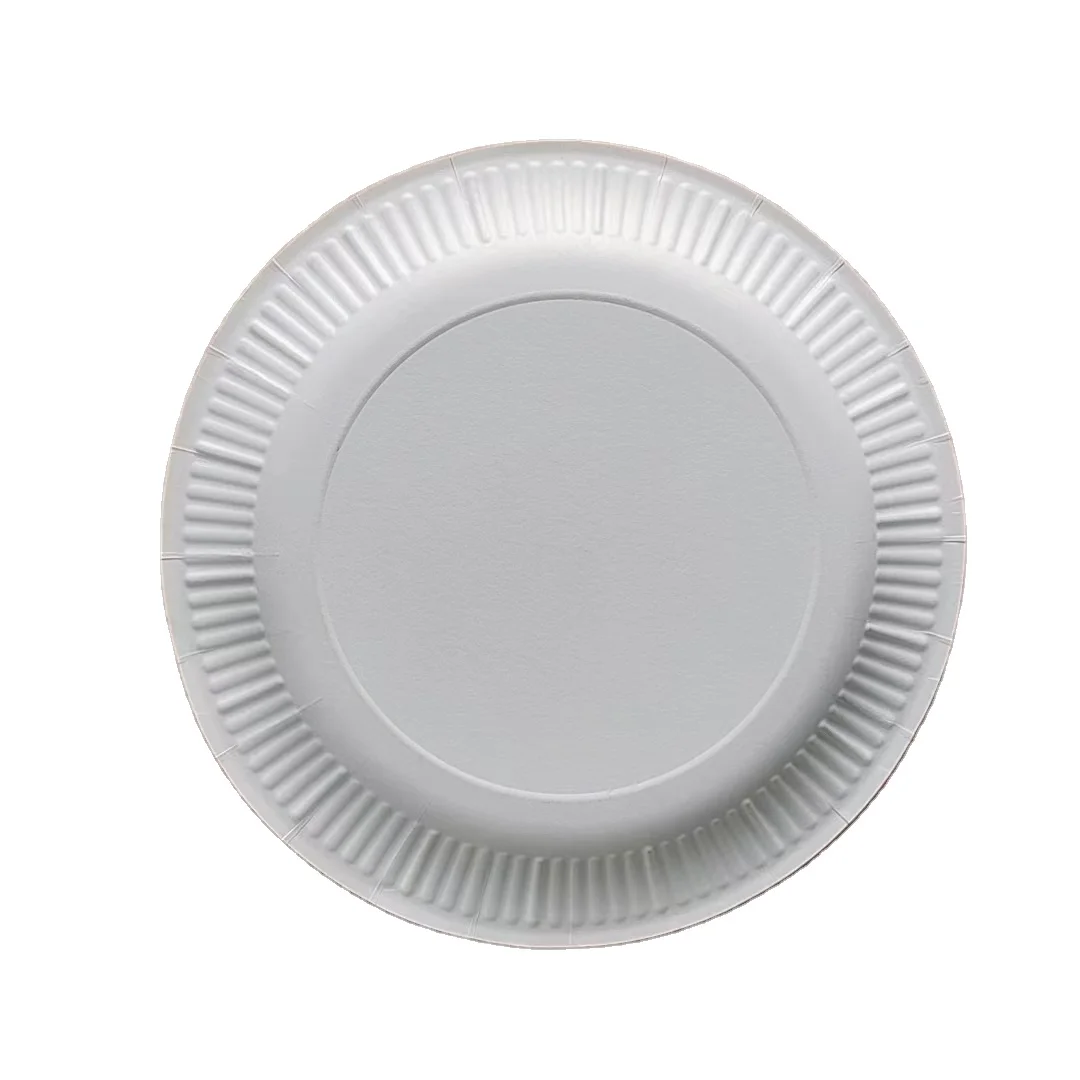 Disposable painting decorative dishes china supplier design your own paper plates exporter from lijia