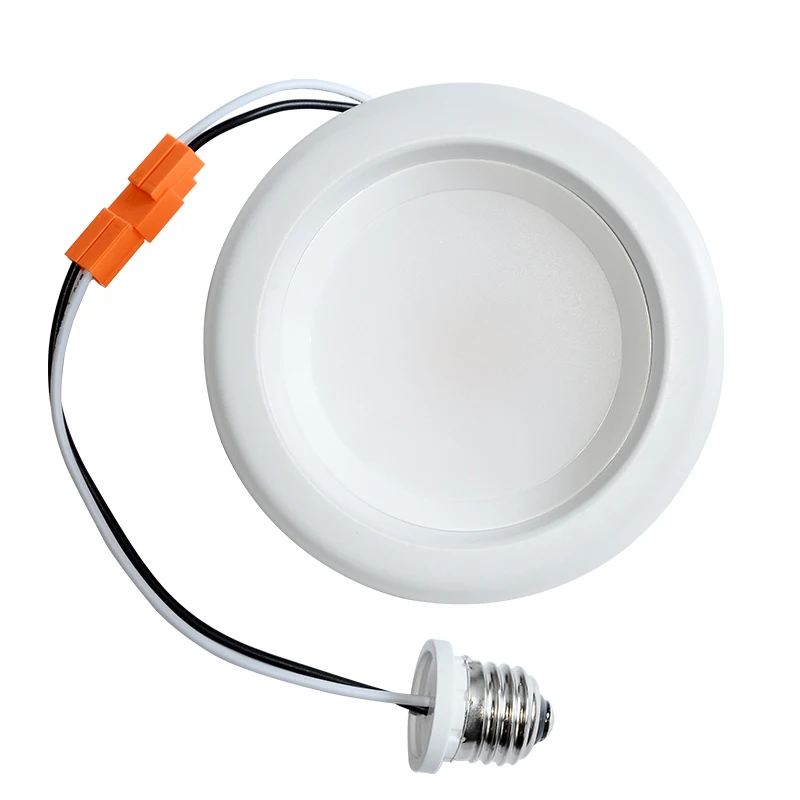 
Inset Spotlights White 120V 4 Inch LED Pot Light Ceiling Downlight Retrofit Kits 