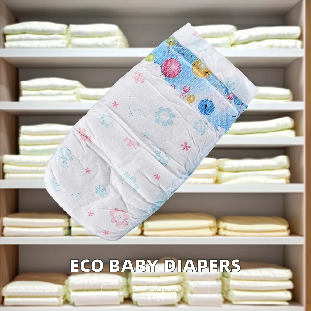 Baby Diaper Economical and Eco-friendly Printed Cotton Disposable Free Name Brand Supplied by China