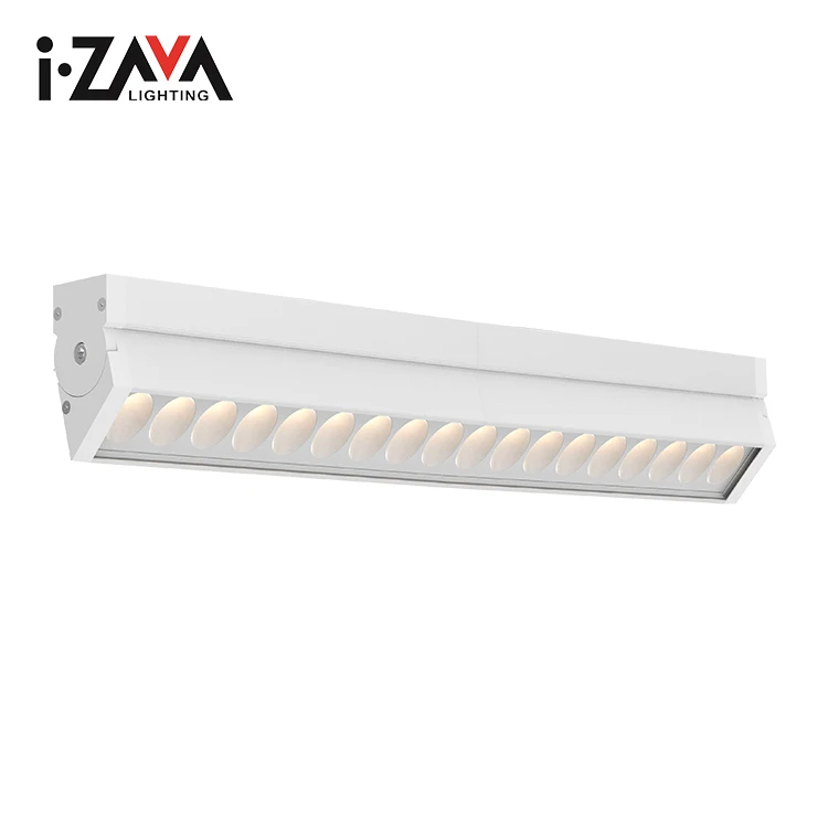 China Anti Glare Aluminum Supermarket Office Ceiling Hanging 100CM 64W SMD LED Linear Lamp