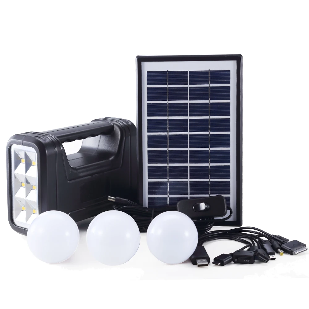 Портативная солнечная фотоэлектрическая автономная электросистема 3 Вт фотоэлектрическая солнечная система солнечные энергетические системы Солнечная Энергия Солнечный комплект для кемпинга