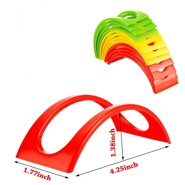 Taco Holder Stands  Hard Plastic Taco Shell Holders Rack BPA Free for Microwave and Dishwasher Taco Tuesday Party Tray