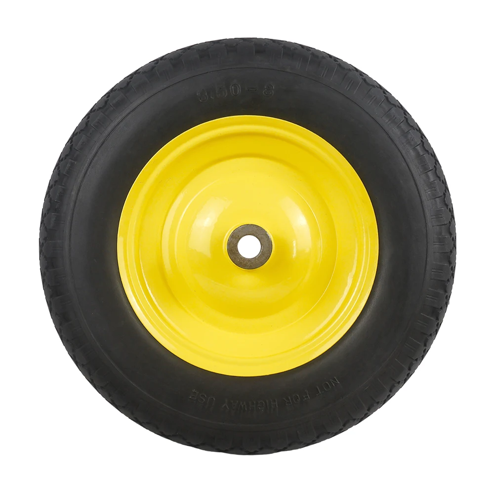 Solid Puncture Proof Tyre Wheel  polyurethane Wheel 350-8 Pu Solid Flat Free Tire