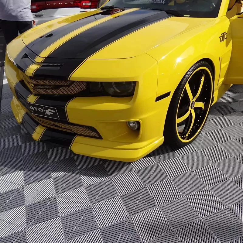 Car Wash Room Plastic Splicing Grille 4S Shop Anti-skid Drainage Floor Grid Plate Washing Workshop Drain Separator Tile