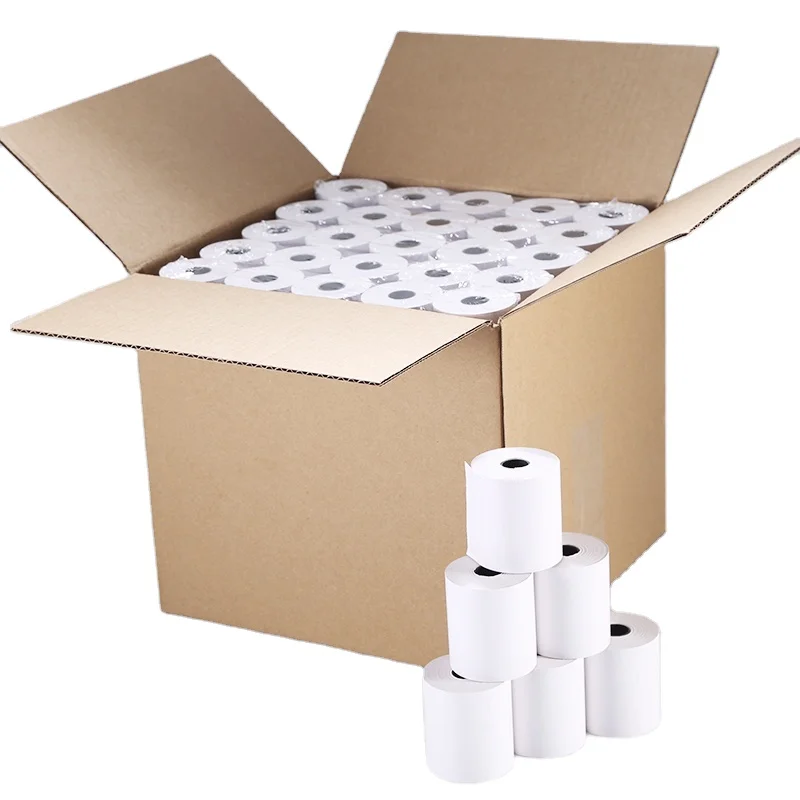 Factory Direct Thermal Paper 80mm 57mm 79mm Cashier Receipt Thermal Paper Roll Cash Register Roll For POS ATM Bank