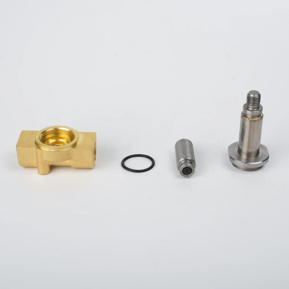 Новый продукт DC 12V 24V AC 220V 2W нормально закрытый латунный Электрический магнитный клапан двухходовой воздушный водяной электромагнитный для воды
