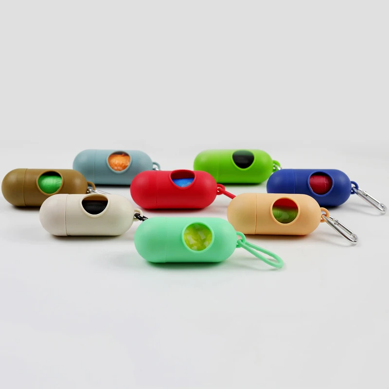 Pets Supplies Dog Poop Scooper Bags Dispenser Garbage Bag Set Poop Collector Holder Portable Pet Dog Pooper Scooper